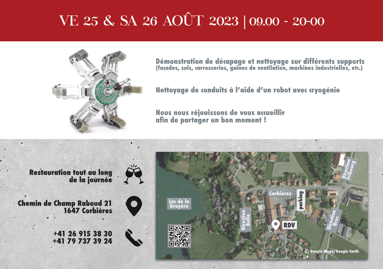 Invitation to the event in FR